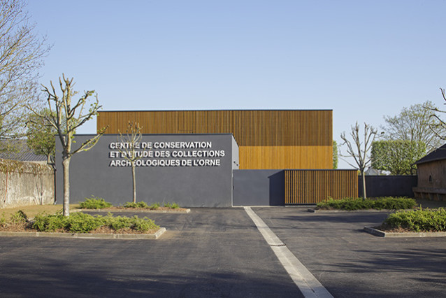 Construction centre conservation archéologique Soon Architectes